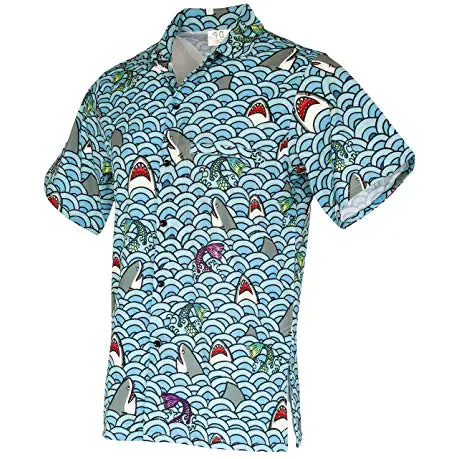 Shark gifts ideas Hawaiian Shirt