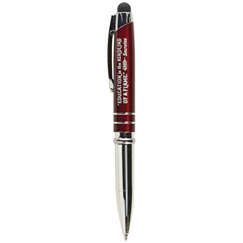 Gifts for English Teachers 18 - Pen with Inspirational Quote -Education is the kindling of a flame