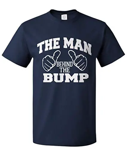The Man Behind the Bump Proud New Father Men's T-Shirt
