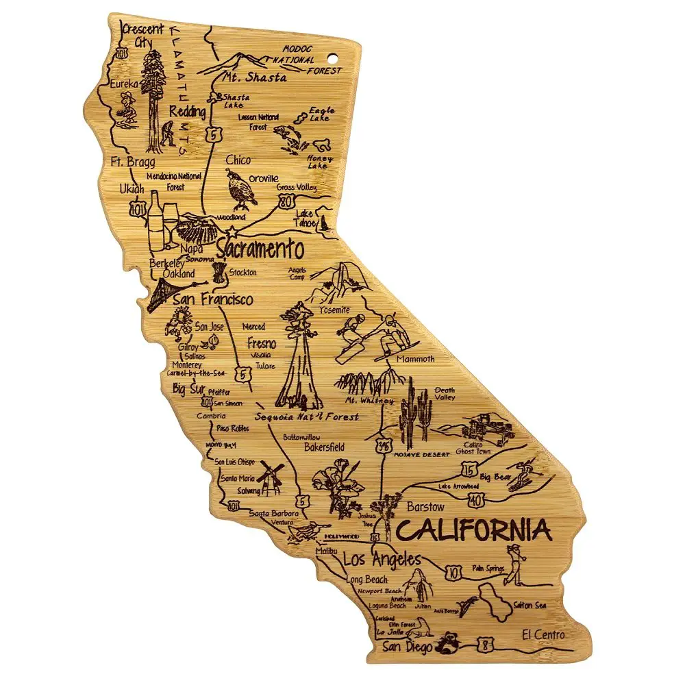 Moving out of state gift idea 12. State Cutting Board