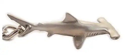 Unrealfind Hammerhead Shark Quality Realistic Key Chain