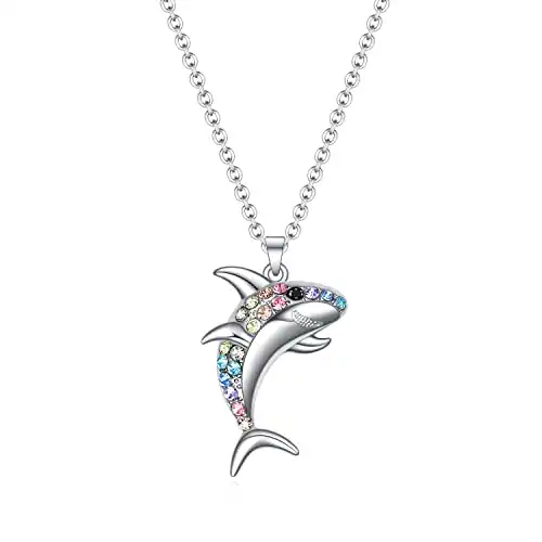 Shark Necklace Gifts for Girls and Women