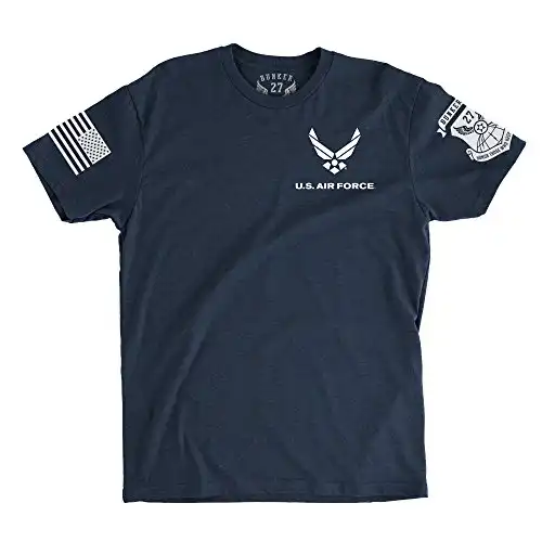 BUNKER 27 U.S. Air Force Logo T-Shirt - M - Dark Navy