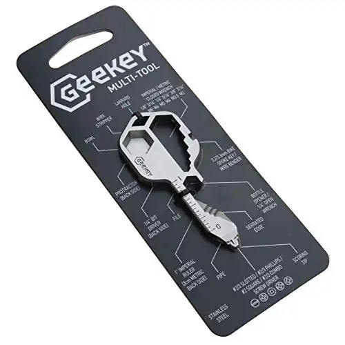 Stainless Steel Key Shaped Pocket Tool
