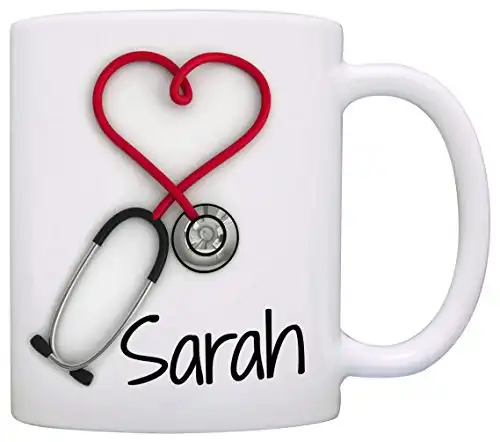 Personalized Stethoscope Coffee Mug - Perfect Nurse Gifts