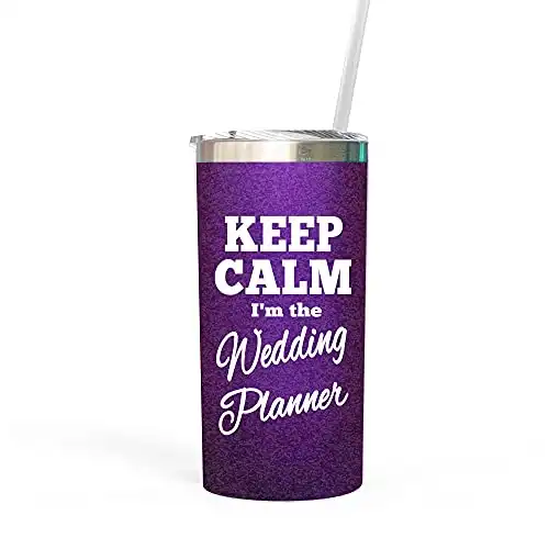 Wedding Planner Tumbler with Lid and Straw