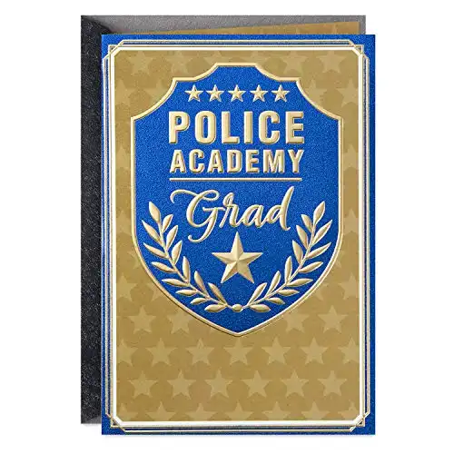 Hallmark Police Academy Graduation Card (Congratulations)